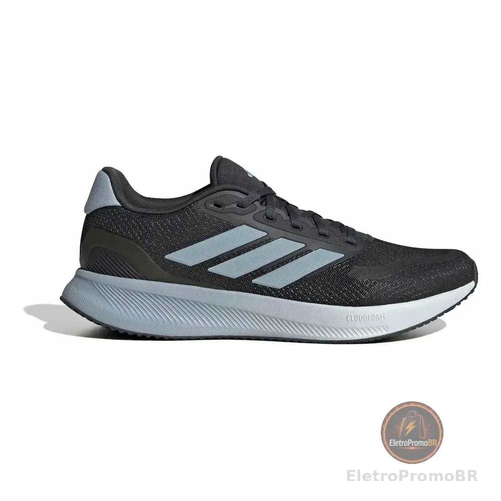 Tênis Masculino adidas Runfalcon 5 Preto/azul 42 Br