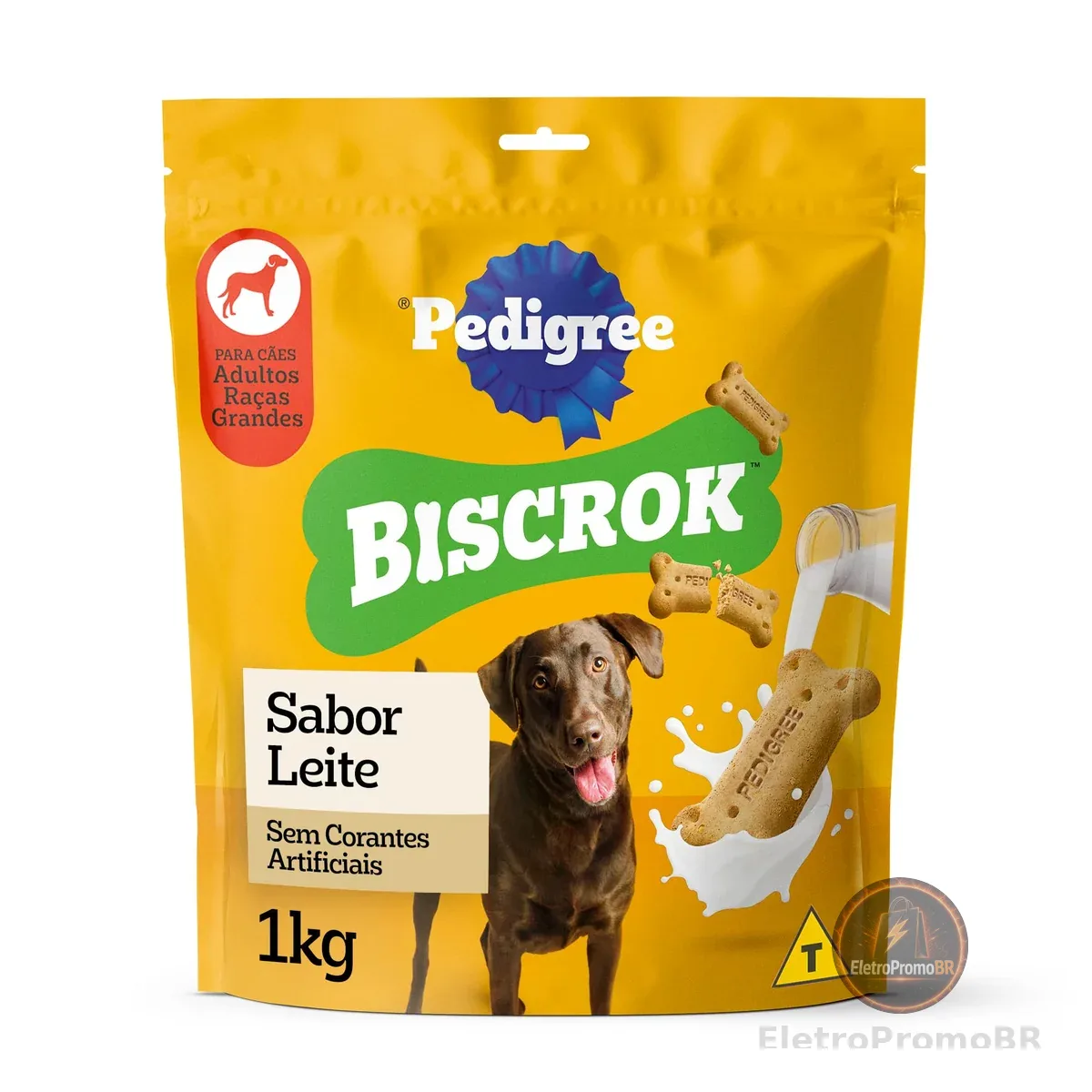 Biscoito Pedigree Biscrok Para Cães Adultos Raças Grandes, 1 kg