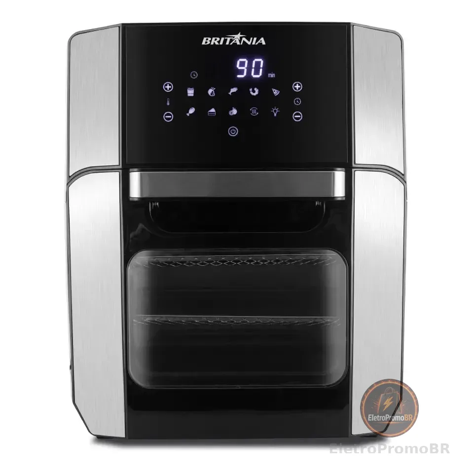 Fritadeira Air Fry Oven Bfr2100p 12 Litros 1800w Britânia Preto 127v