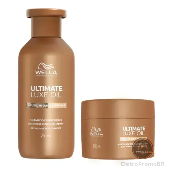 Kit Ultimate Luxe Oil Duo - Shampoo 250ml + Máscara 150ml