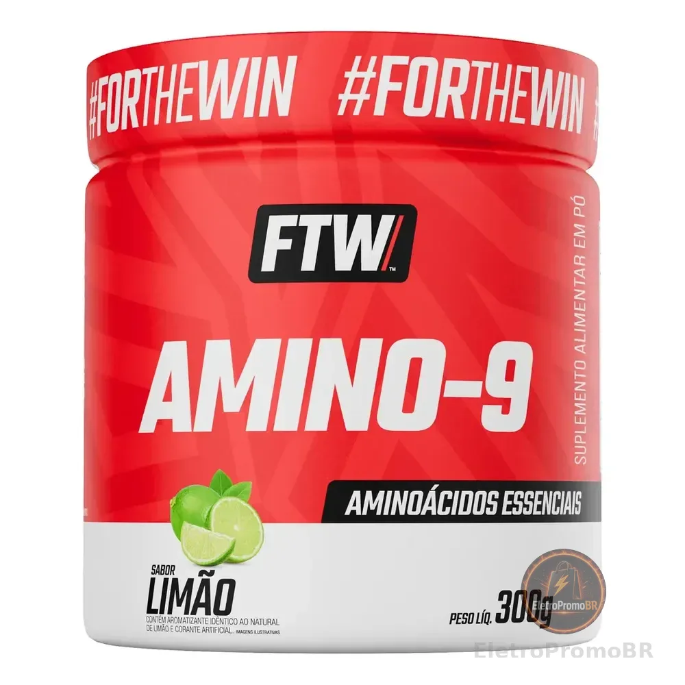 Amino-9 Essenciais Pote 300g Sabor Limão - Ftw
