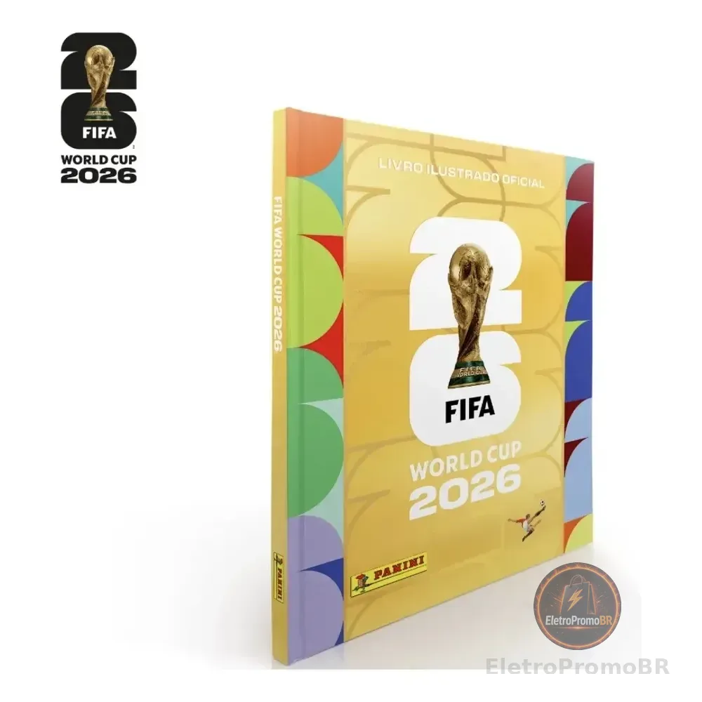 Álbum Copa Do Mundo 2026 Capa Dura Ouro Dourado - Panini