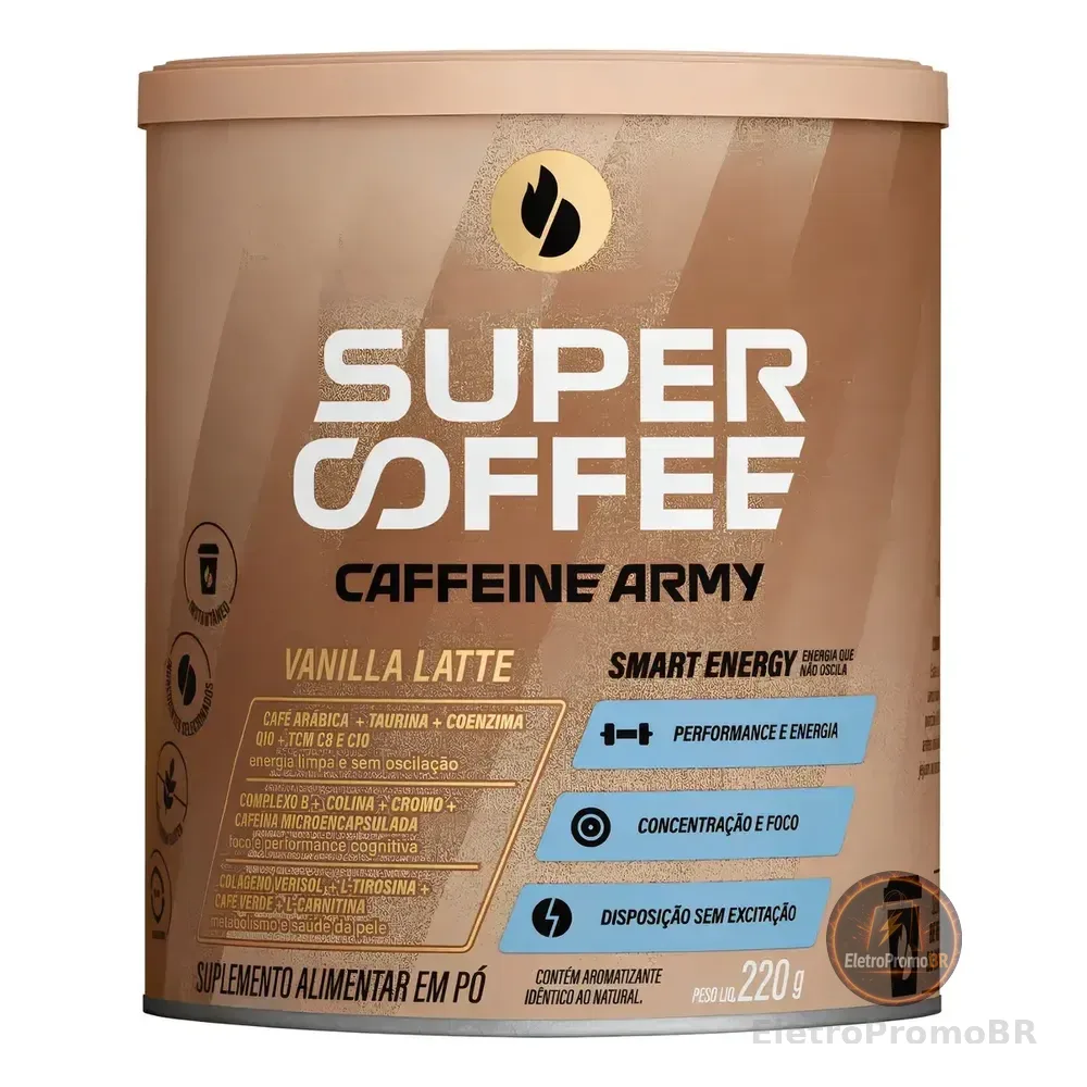 Supercoffee Vanilla Latte - Classic Size (220g) - Caffeine Army