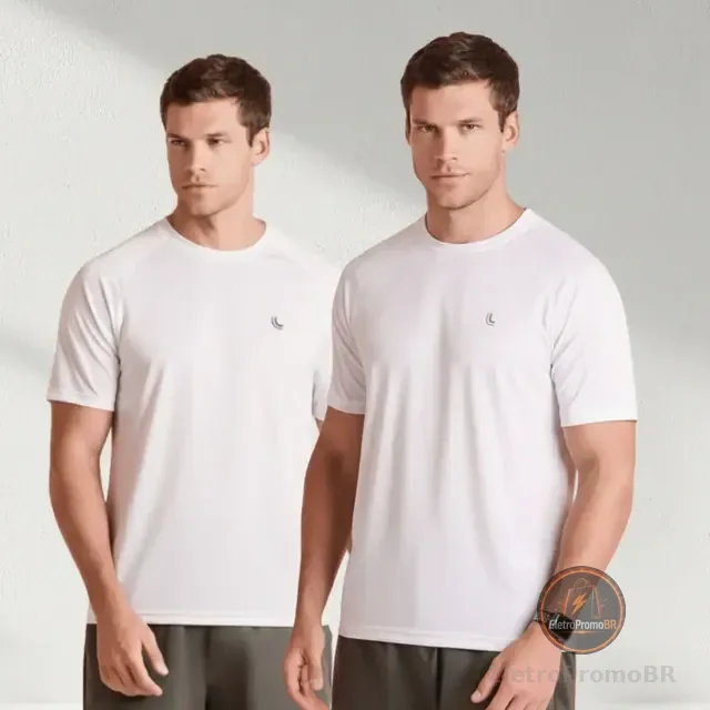 Kit 2 Camisetas Masculina Dryfit Lupo Premium Exercícios