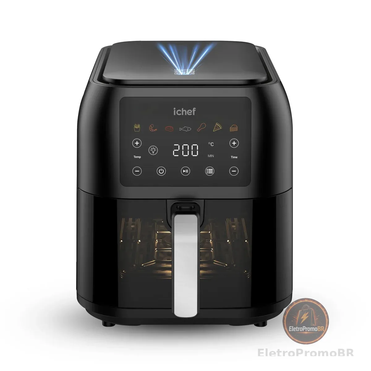 POLISHOP Fritadeira elétrica Airfryer Max Space 8L (110, Volts)