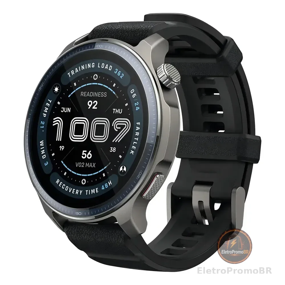 Zepp Health Amazfit Balance 2 A2430 1.5   46 Mm Cinza Mesh Preto