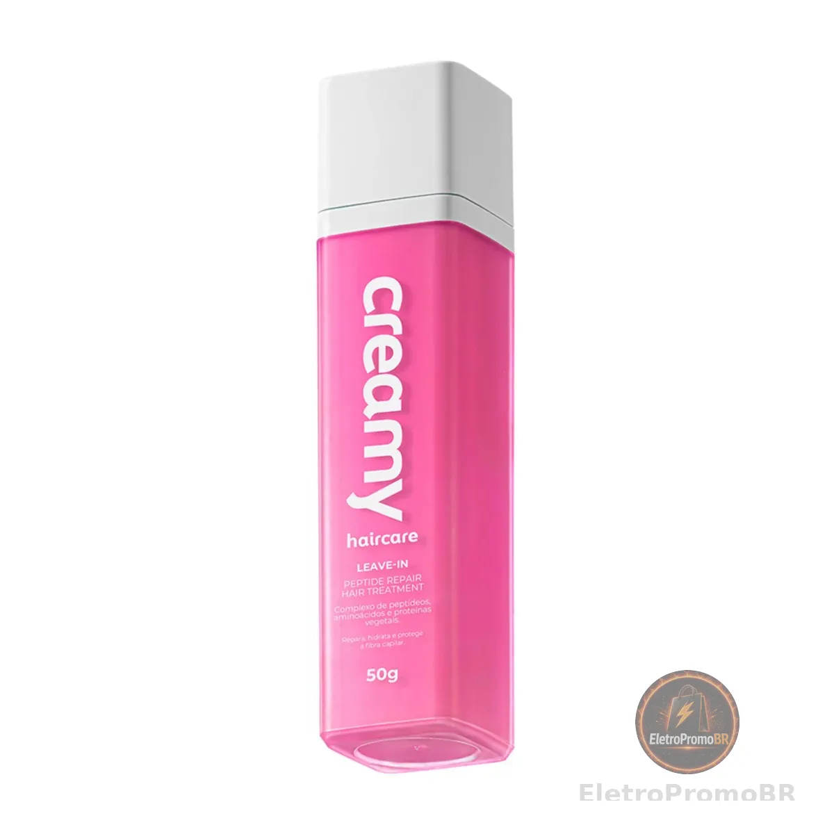 Creamy Haircare Leave-in Peptide Hair 50g | Recupera a Fibra Capilar, Repara Dano Térmico, Dá Brilho ao Cabelo | Todos os Tipos de Cabelos