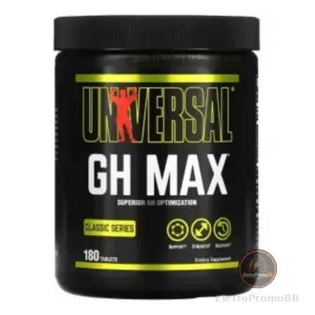 Gh Max 180 Comprimidos Classic Series - Universal Nutrition Sabor Without Flavor Sem Sabor