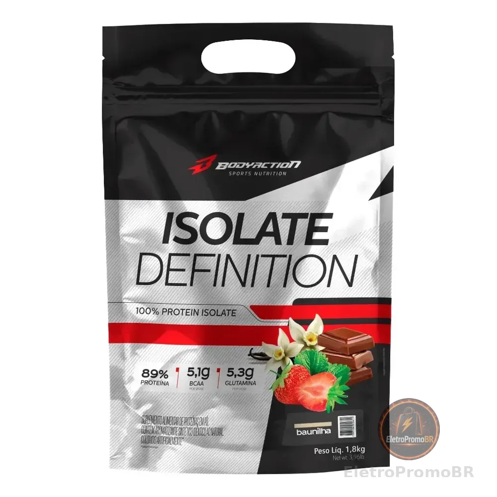 Bodyaction Whey Protein Isolate Definition 1,8kg Baunilha