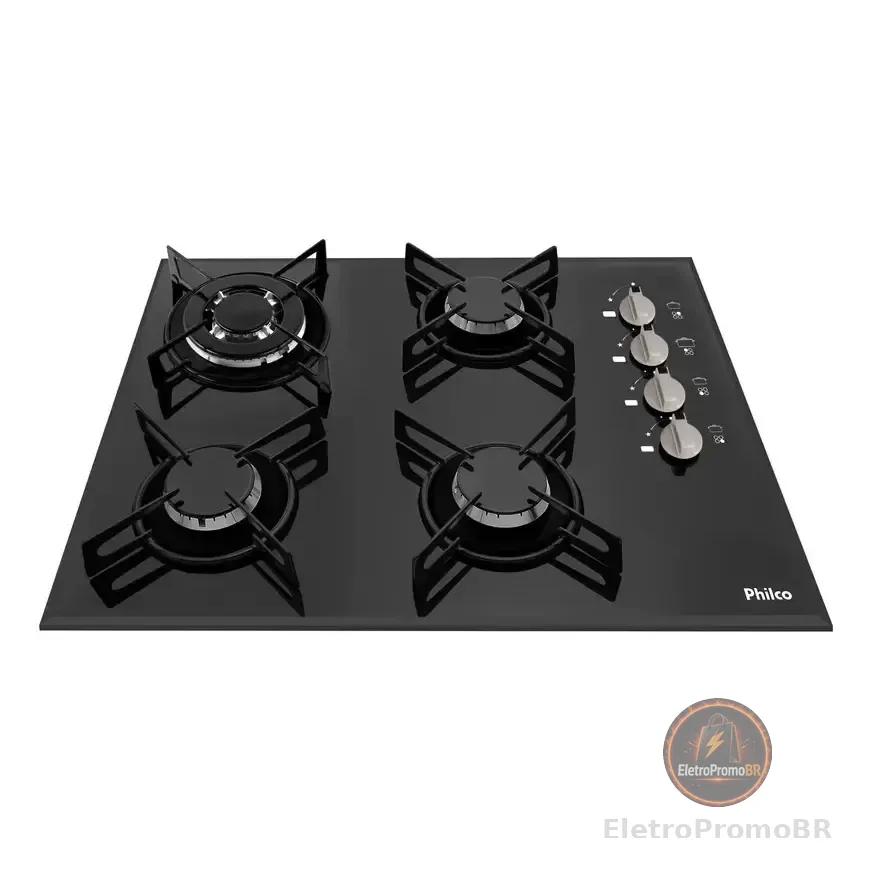 Cooktop Cook Chef 4 Tc Preto Philco 127/220v