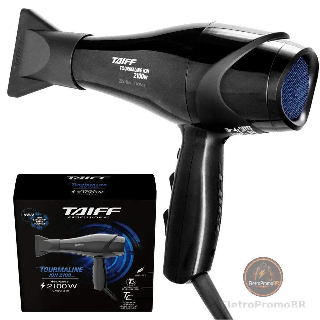Secador De Cabelo Taiff New Tourmaline Profissional 2100W