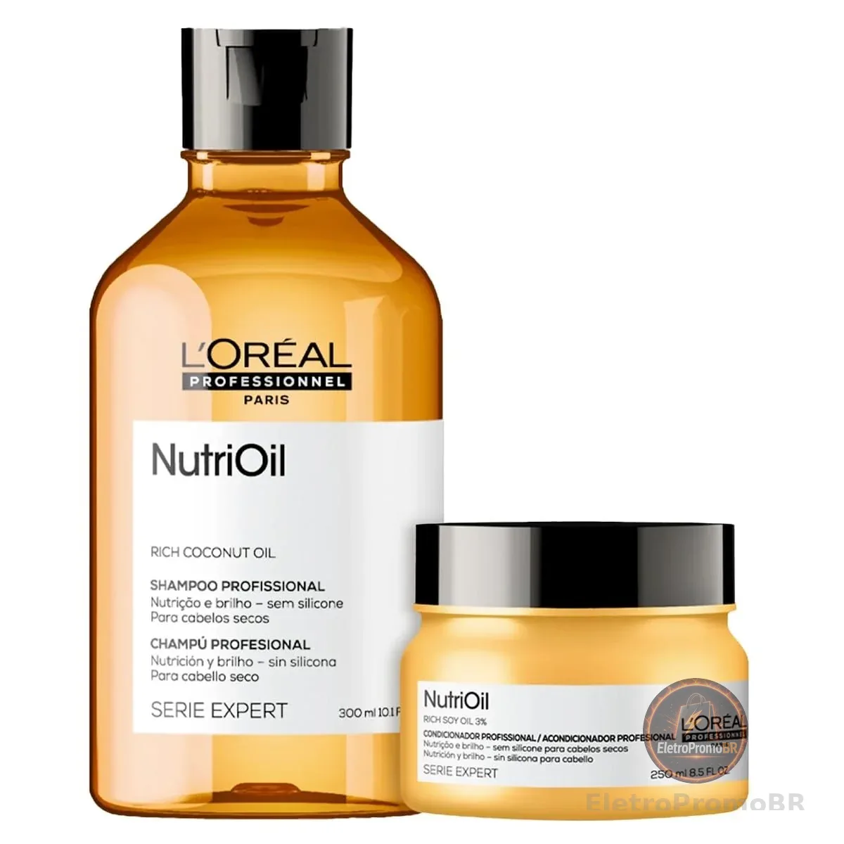 Kit de Nutrição Express Loreal Professionnel NutriOil Pequeno