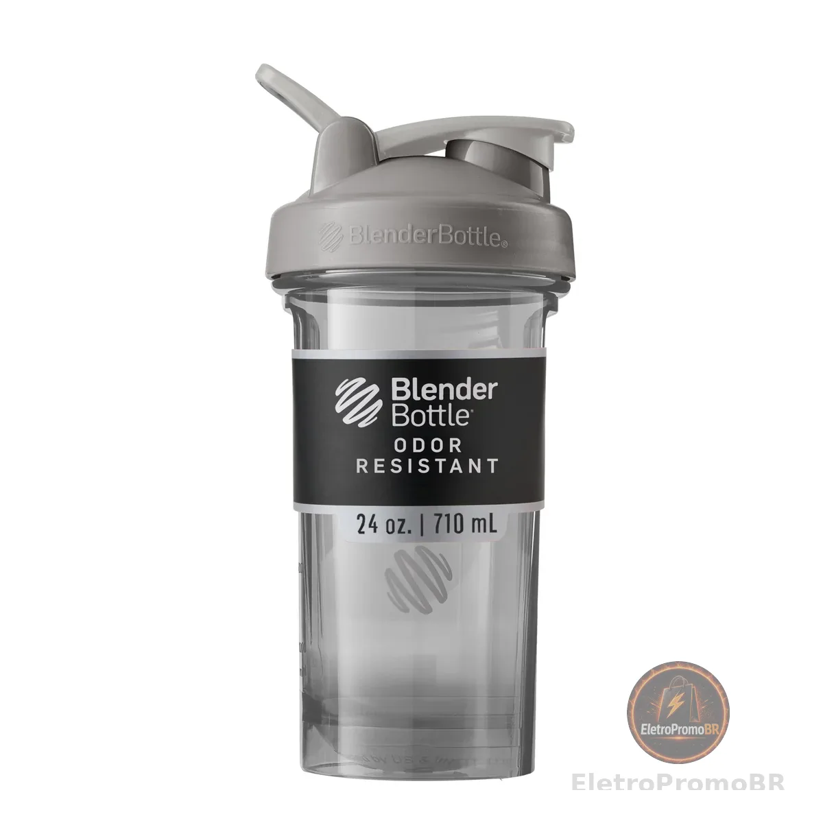 Garrafa coqueteleira BlenderBottle Pro Series, 709 ml, Smoke Gray
