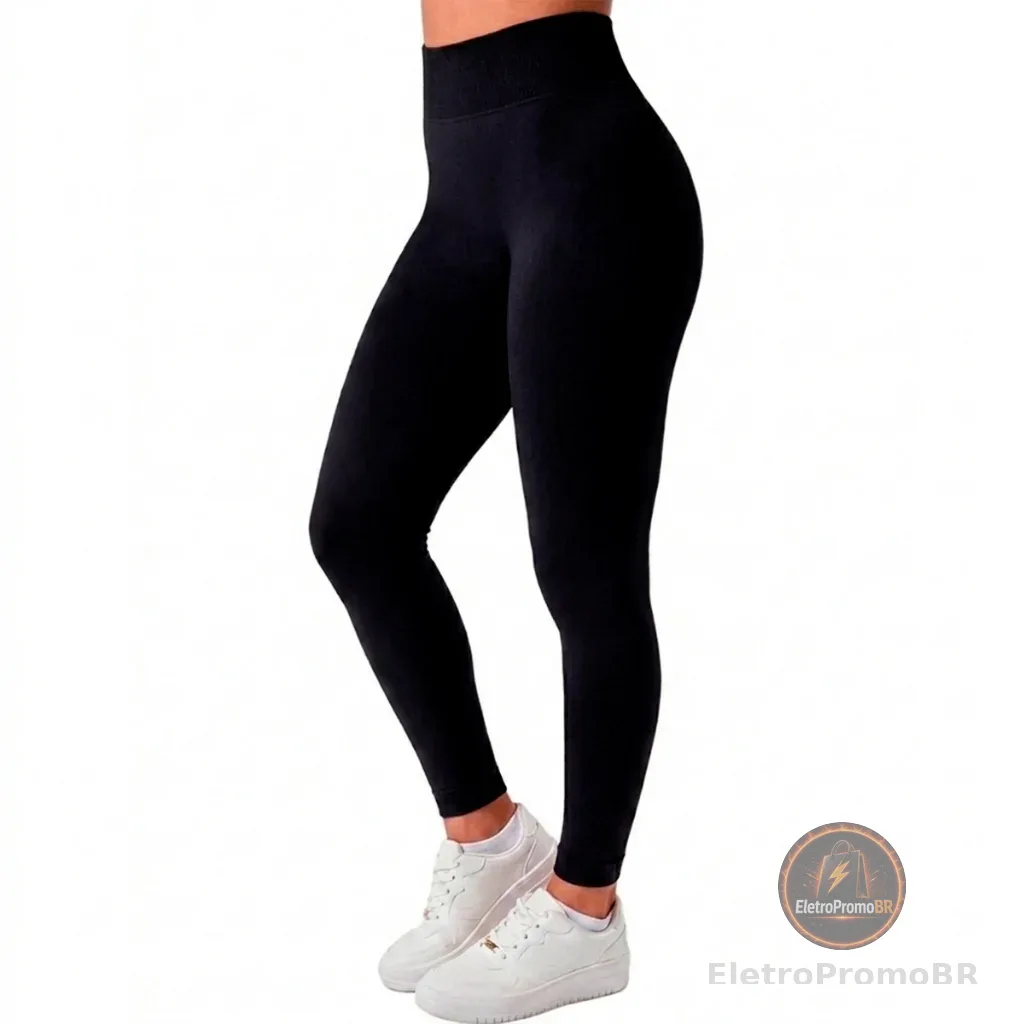 Calça Legging Selene Confortável Academia Resistente Fitness Calça Sem Transparência Original