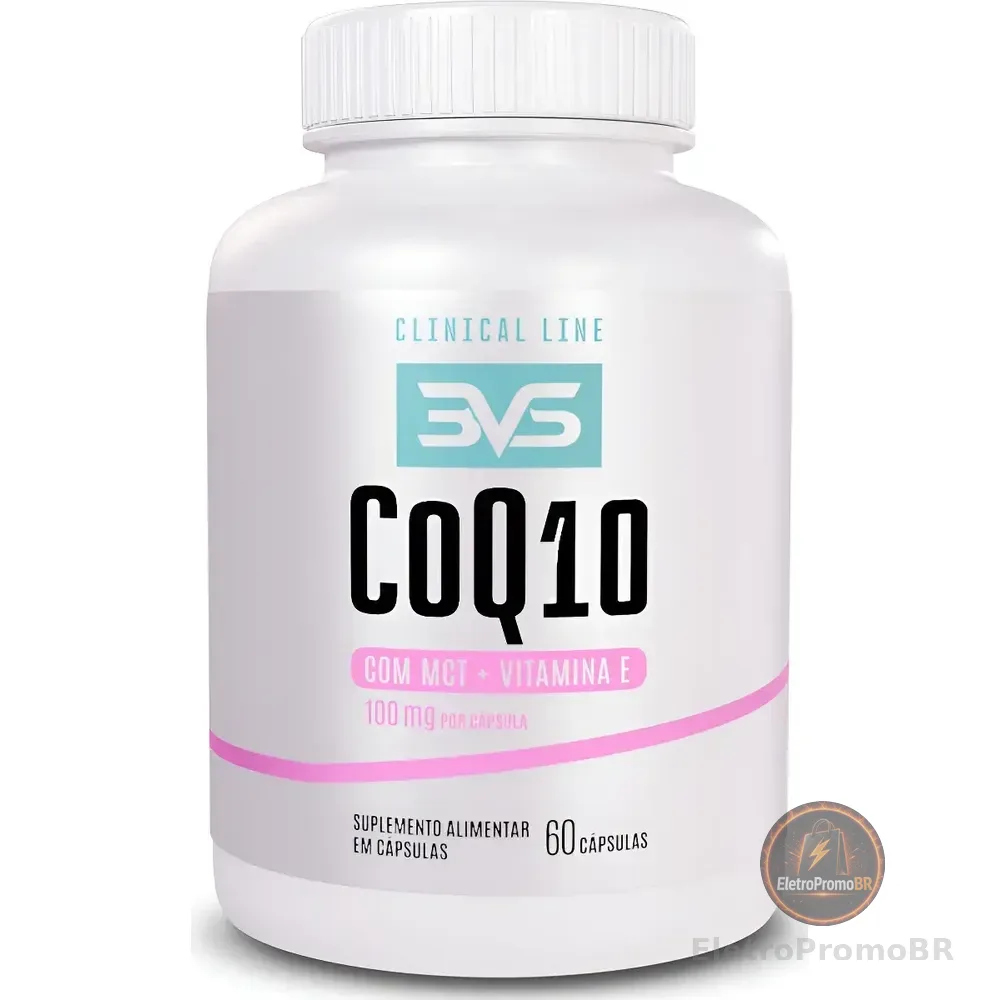 Coenzima Q10 Ubiquinol - Fórmula Avançada Com 100mg De Coenzima Por Cápsula Mct E Vitamina E - 60 Cápsulas Sem Sabor