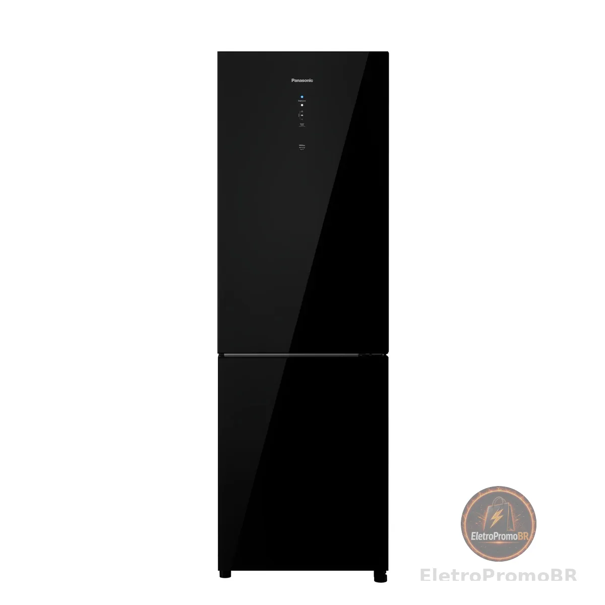 Geladeira Intuitive+ Panasonic BB41 Frost Free Inverter 407L Black Glass - NR-BB41GV2B 127V