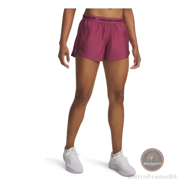 Shorts De Treino Under Armour Tech Play Up Feminino