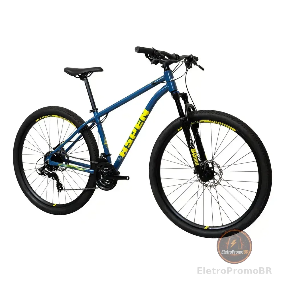 Bicicleta Aro 29 Caloi Aspen Freio Hidraulico 24 Velocidades Cor Azul Tamanho Do Quadro 17