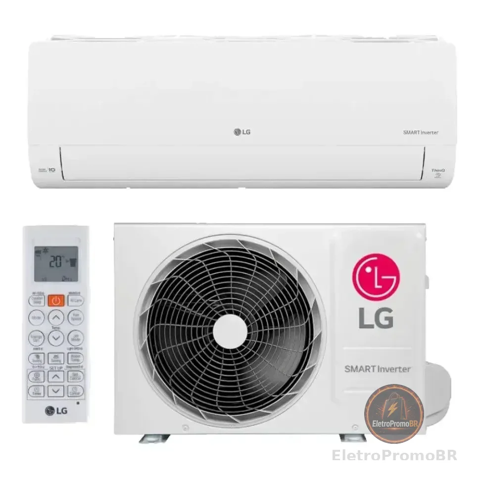 Ar Condicionado LG Inverter Smart Voice Ai 12.000 Btus Frio R-32 220v