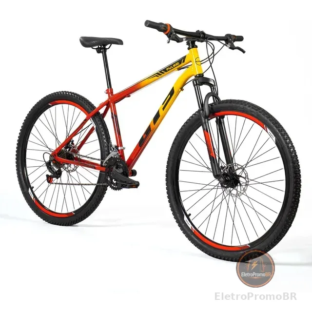Bicicleta Aro 29 Aço Carbono Gts Pulse 24v Suspensão