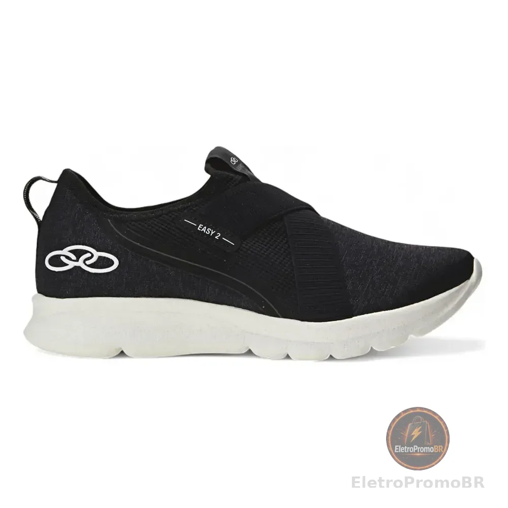 Tênis Feminino Easy 2 Olympikus Marinho Liso 37 Preto Combinado 35 Br