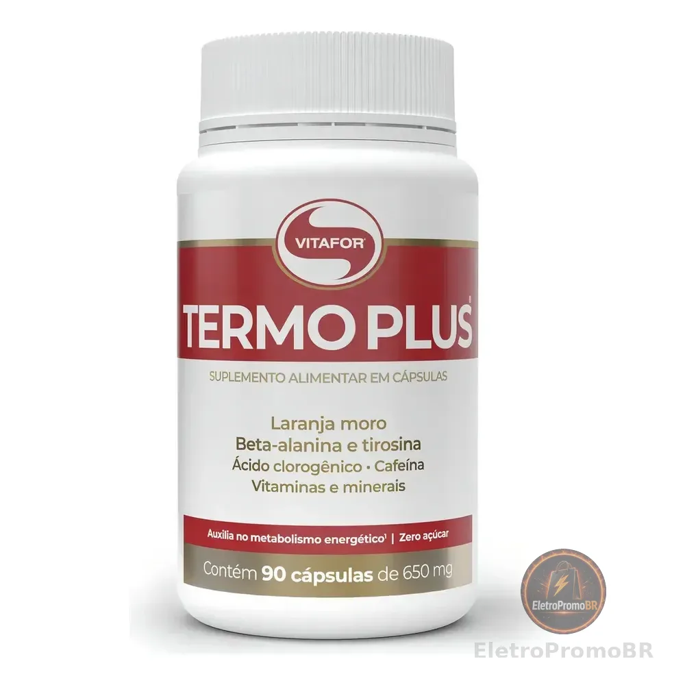 Termogênico Termoplus 90 Cápsulas Vitafor Sem Sabor