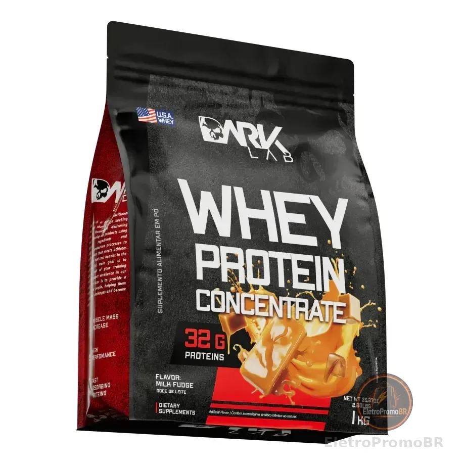 Whey Protein Concentrado 1kg Dark Lab Sabor Doce De Leite