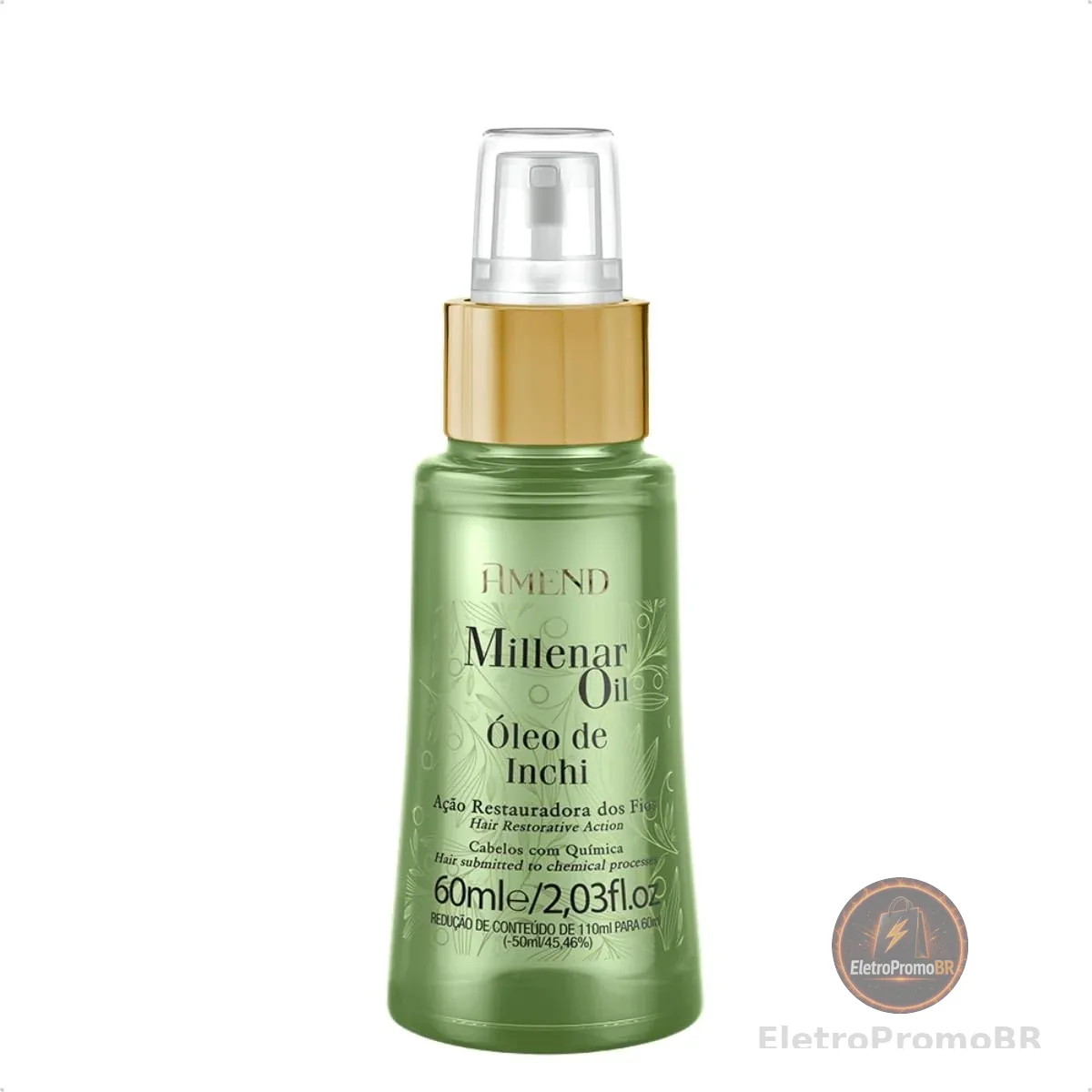 Óleo de Inchi Amend Millenar Oil Segredos do Mundo 60ml