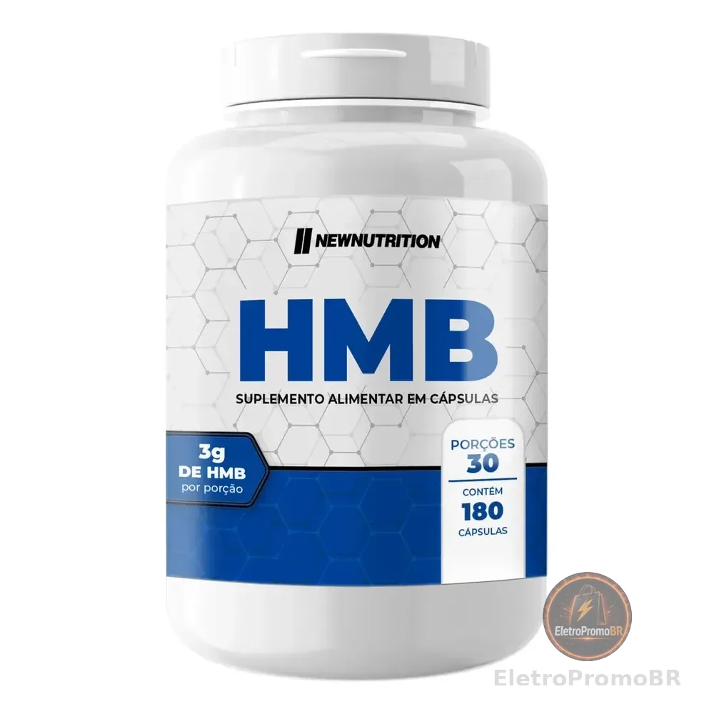 Hmb 3g Hidroximetilbutirato 180 Cápsulas Newnutrition Sabor Natural