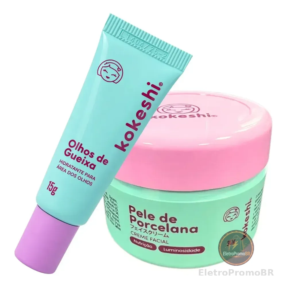 Kit Hidratação Facial + Olhos- Anti Sinais - Kokeshi Skin Care Milagre Do Arroz