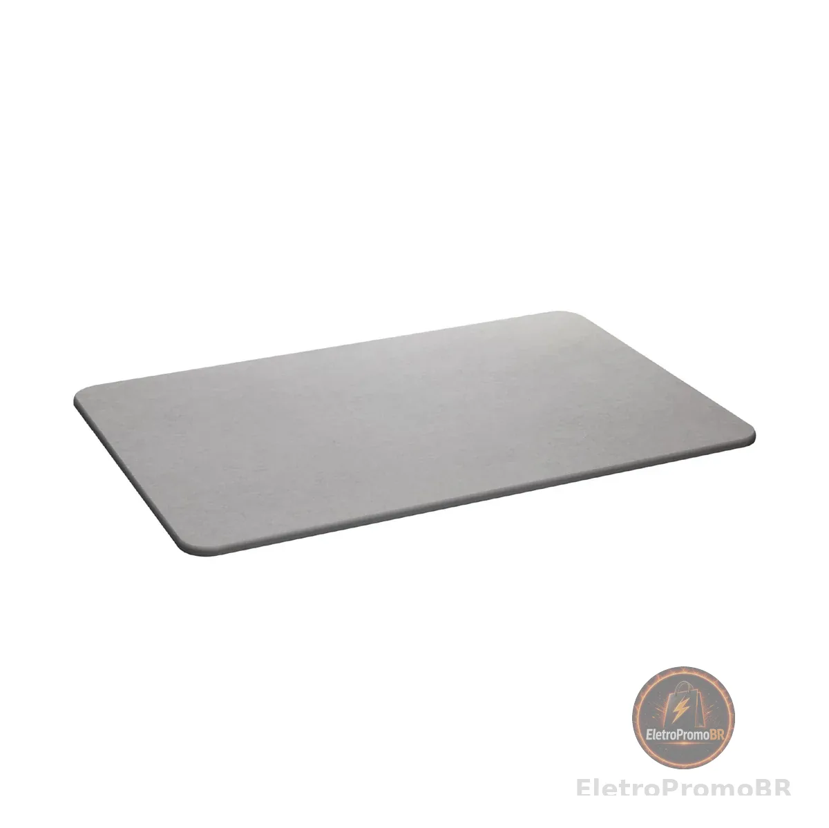 LYOR - Tapete de Pedra Diatomita para Banheiro Cinza 60cm x 39cm