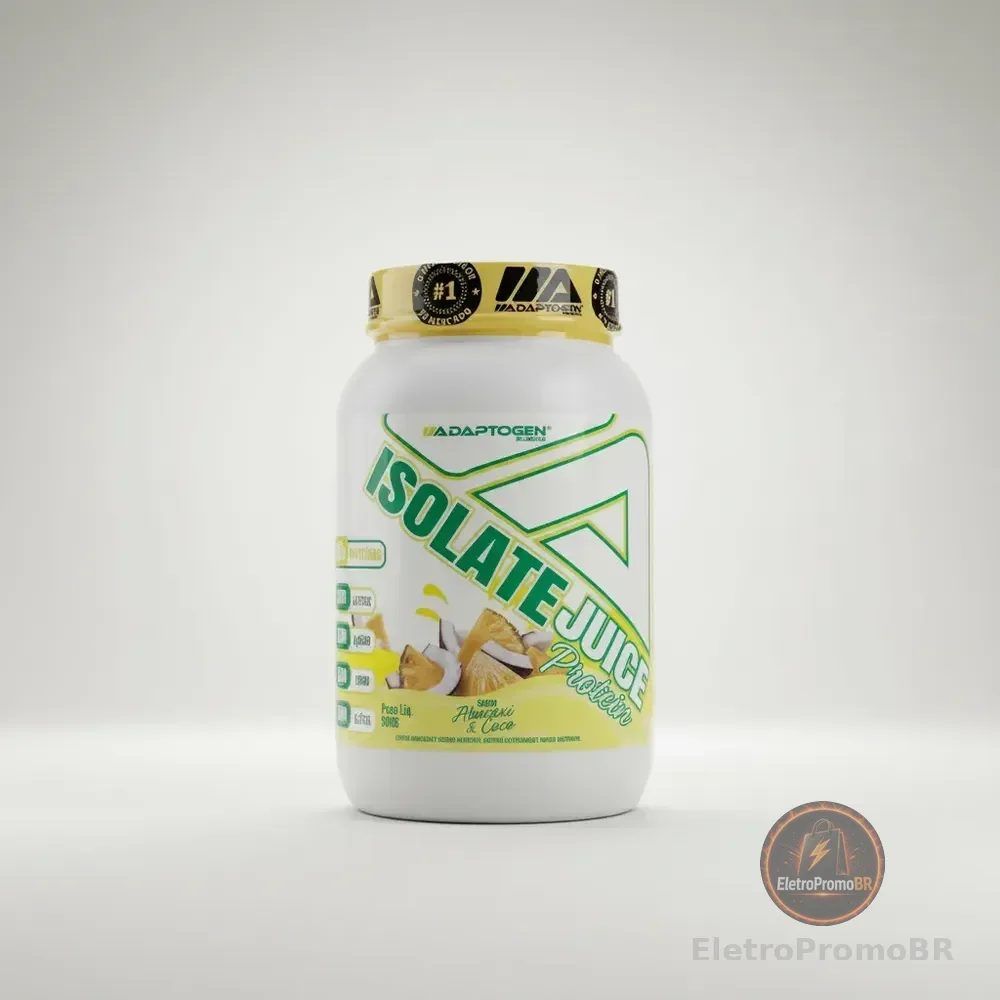 Isolate Juice Protein Adaptogen - Abacaxi C Coco Beef Carne Abacaxi Com Coco