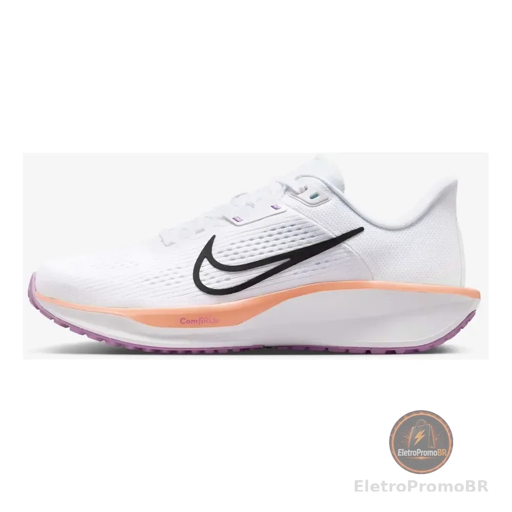 Tênis Nike Quest 6 Feminino Branco/laranja 37 Br