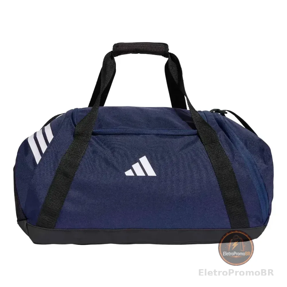 Mala Média Duffle Tiro adidas Azul-marinho Lisa Níquel Preto