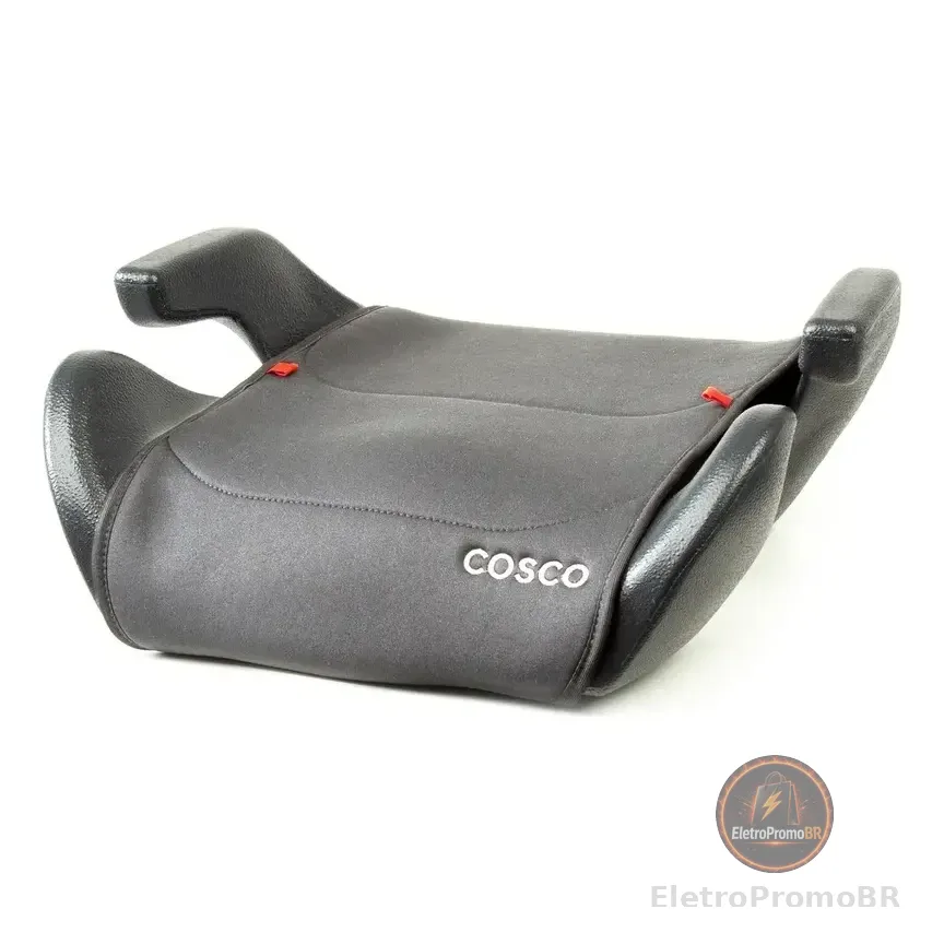 Booster Cosco Kids, Clippy, Até 36kg, Cinza