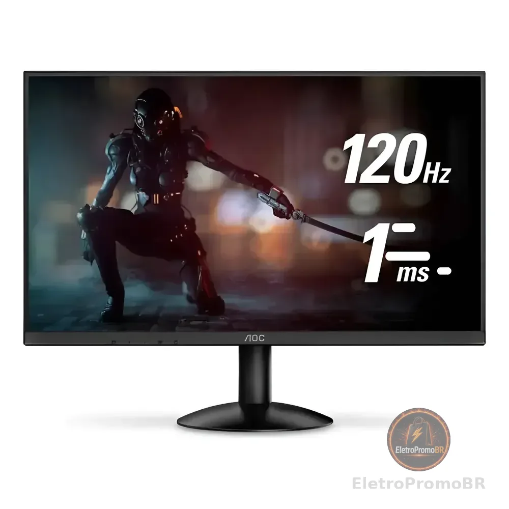 Monitor 21,5 Aoc Fhd  22b30hm2 Gaming Widescreen Va Vga Hdmi Preto 127/220v