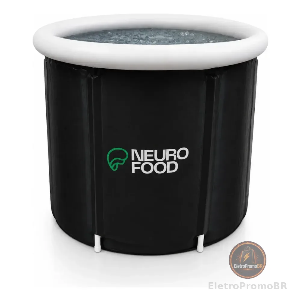 Banheira Piscina Imersão Gelo Crioterapia Recovery Muscular Preto