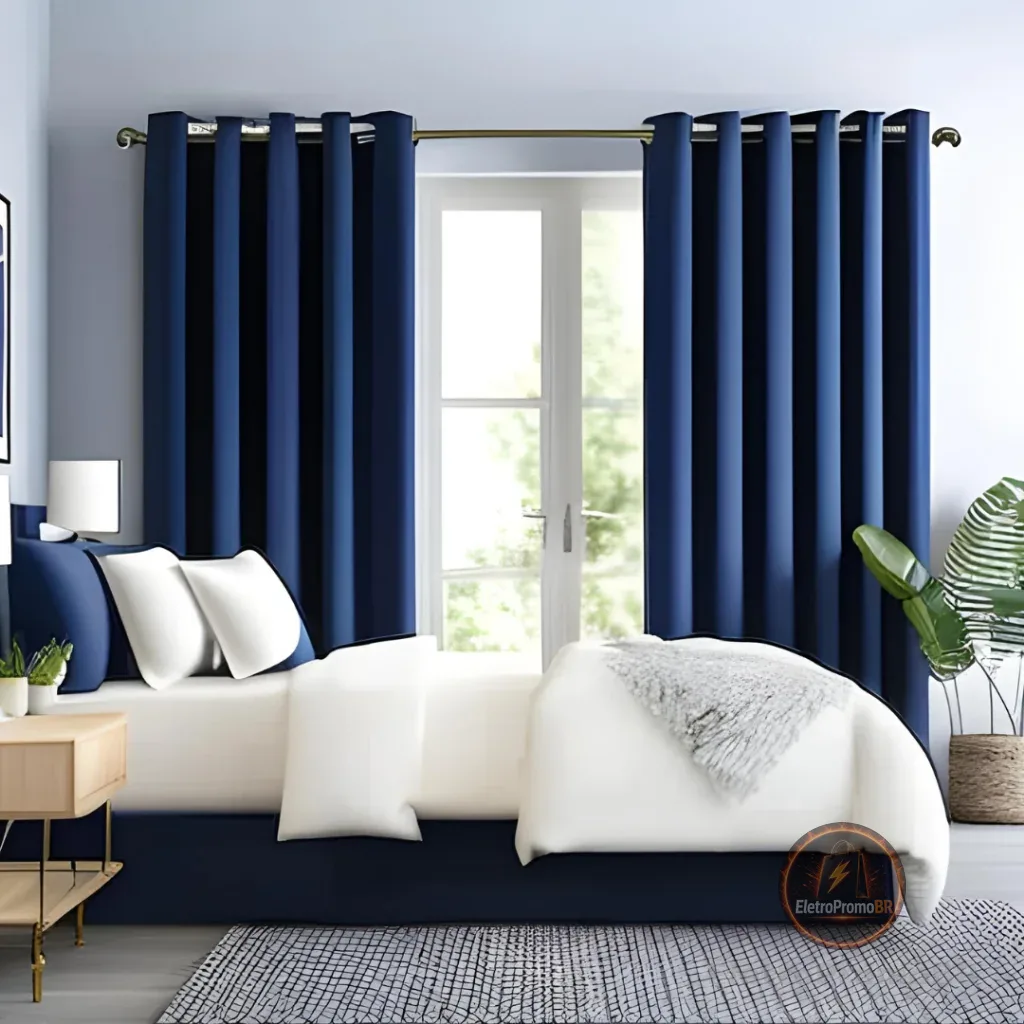 Cortina para Quarto Cozinha Sala Blackout Blecaute Vários Tamanhos 1,30 1,60 1,80 2,30 PVC Corta Luz 100%