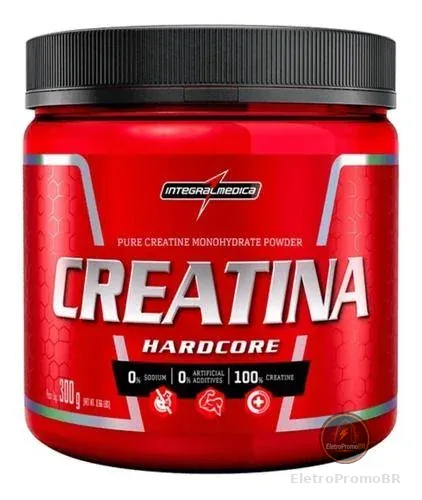 Creatina 300g Integral medica Hadcore Monohidratada Pura