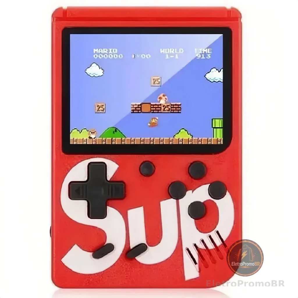 Mini 400 Game Nintendo Vídeo Portátil Jogos Sup Retrô Clássicos Antigos Anos 80