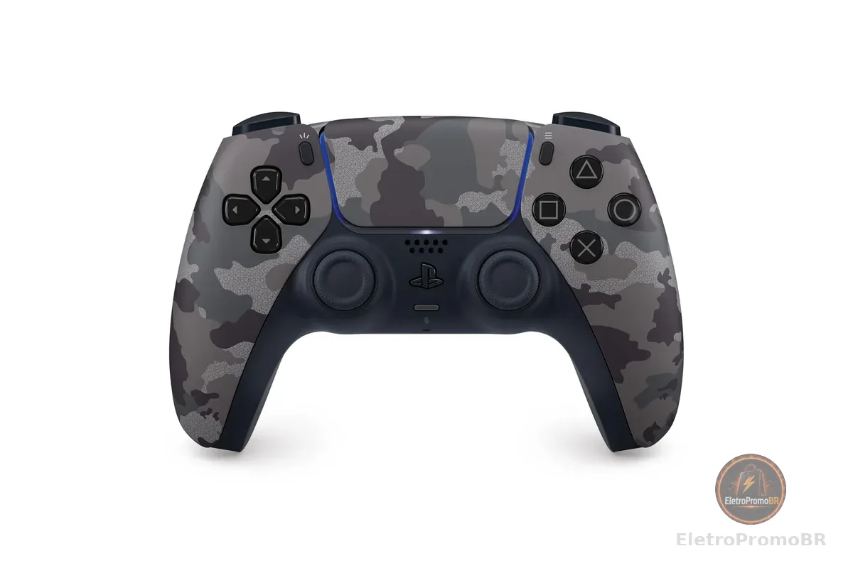 Controle sem fio PlayStation DualSense™ – Gray Camouflage