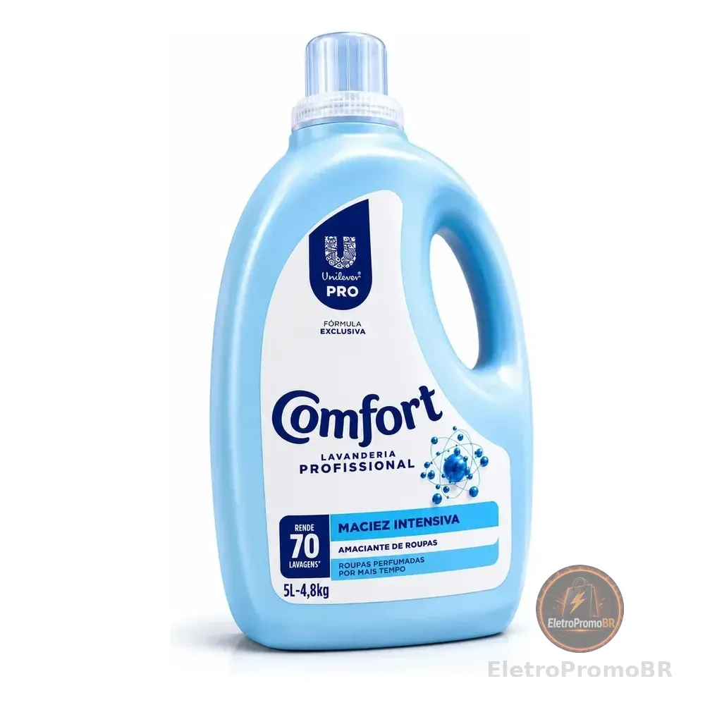 Amaciante Comfort Lavanderia Profissional Maciez Intensiva 5 L