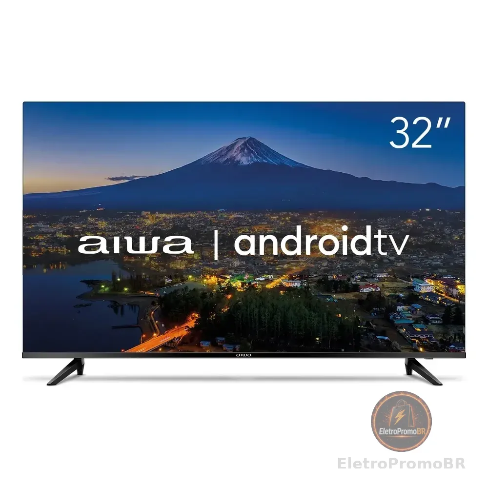 Smart Tv Aiwa 32" Android Aws-tv-32-bl-02-a