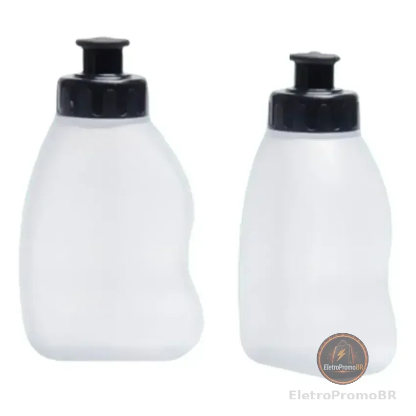 2x Squeeze Garrafinha Mini 245ml Corrida Rua Água Hidratação