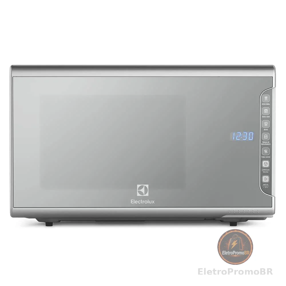 Micro-ondas Electrolux 31L Inox Espelhado com Painel Integrado e Função Tira Odor 220v MI41S