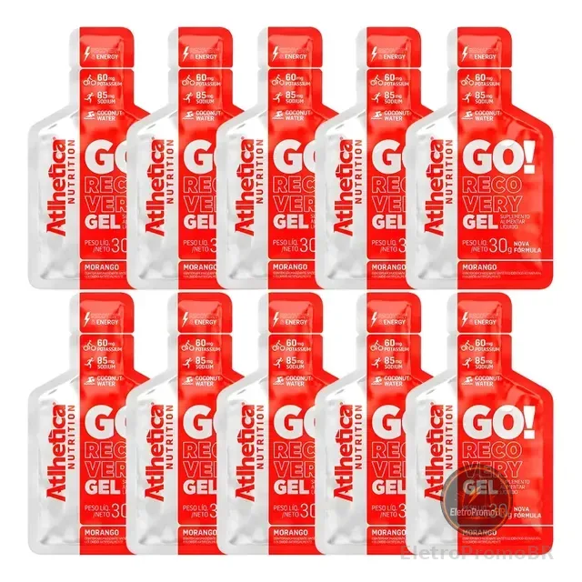Go! Recovery Gel Repositor - 10 Sachês - Atlhetica Nutrition