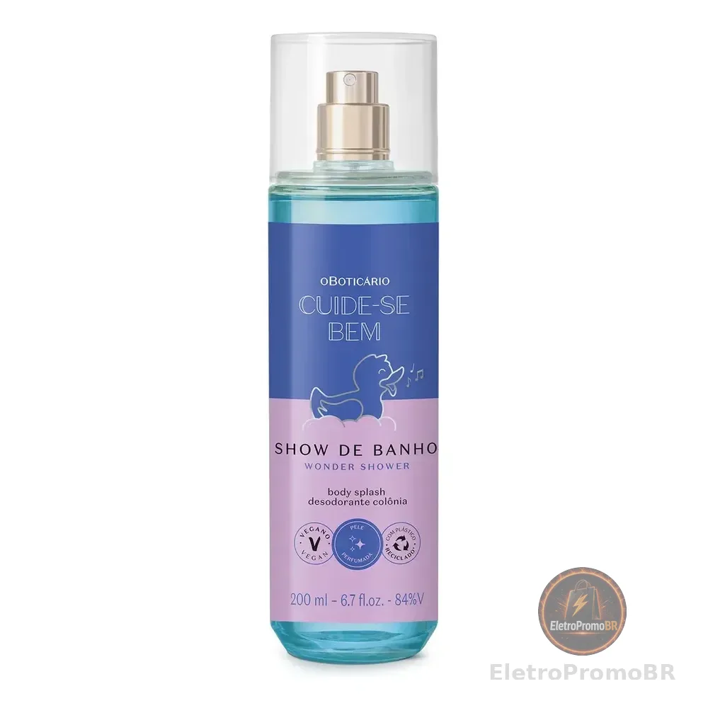 Body Splash Desodorante Colônia Cuide-se Bem Show De Banho 200ml