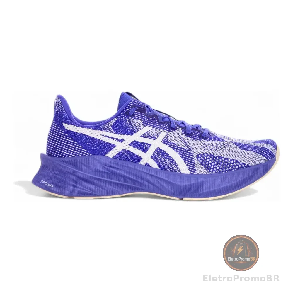 Tênis Asics Dynabast 5 E 400-blue Corrida Conforto Azul Azul 40 Br