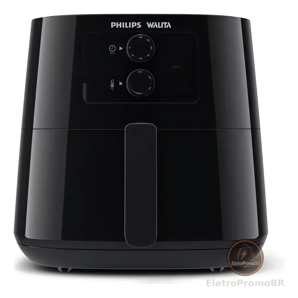 Air Fryer Philips Essential Airfryer Xl Hd9270 De 6.2l Preto 220v