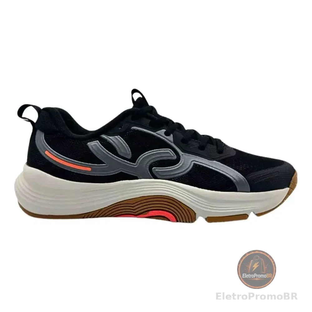 Tênis Olympikus Treino Masculino Esportivo Evasense Preto Lisa 40 Br